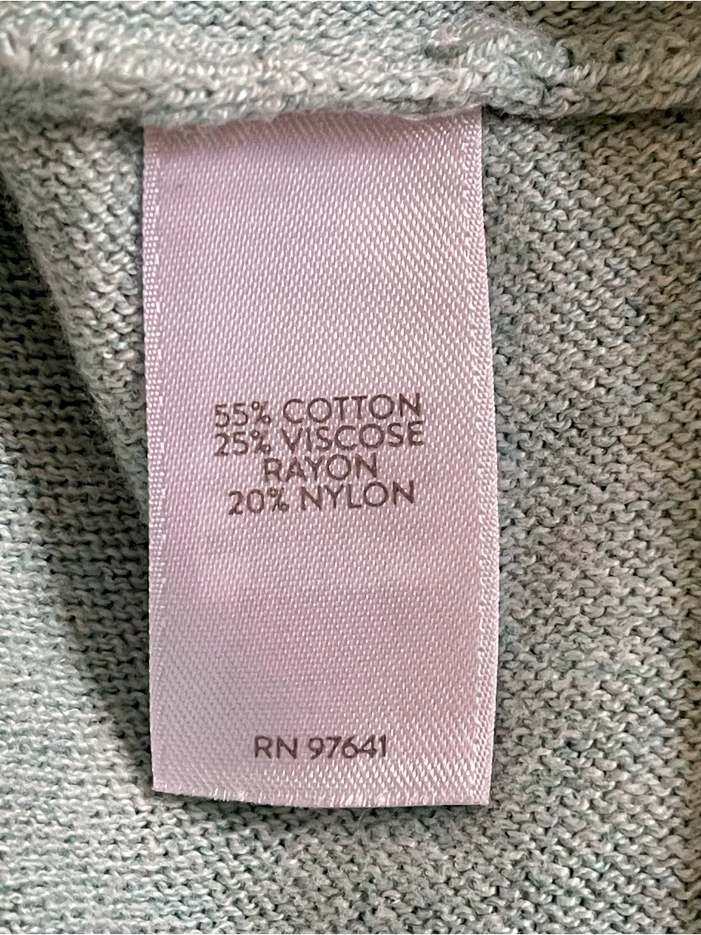 J Jill Aqua Faux Wrap Sweater Top Cotton Blend M - Picture 5 of 5